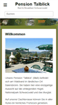 Mobile Screenshot of pension-talblick.com